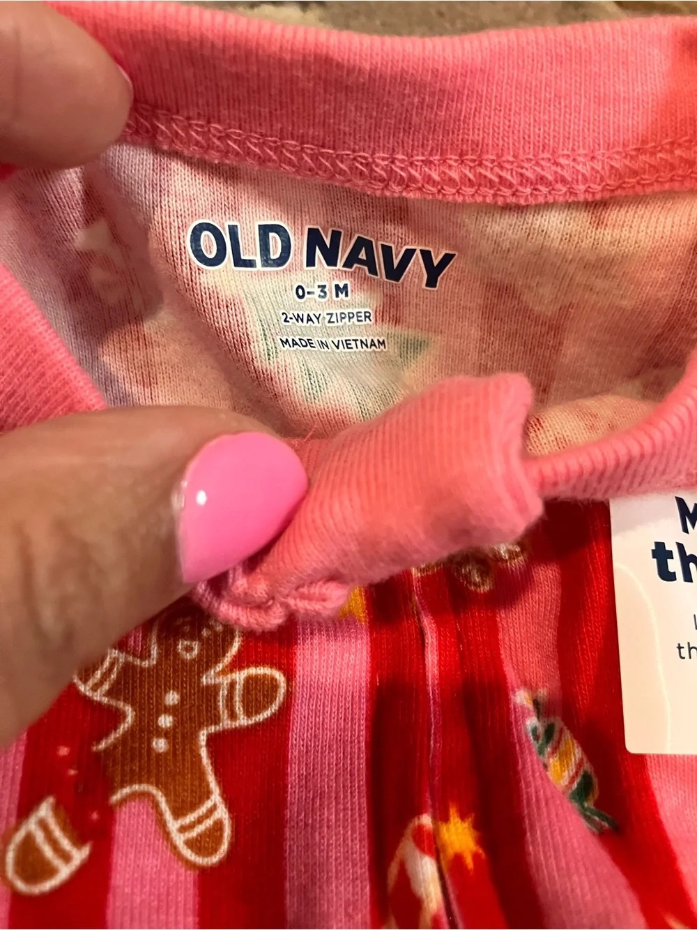 NWT OLD NAVY Holiday Baby Sleepers Footed Pajamas - Festive Prints 0-3 months